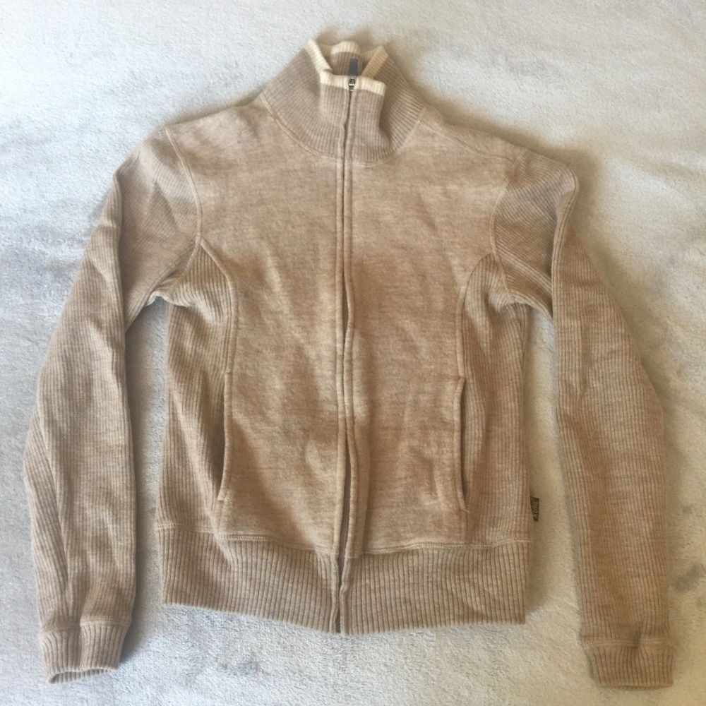 Kuhl 100% Merino Wool Sweater w/ Thumb Holes